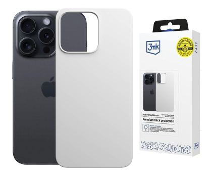 Etui / obudowa na smartfona 3mk Hardy MagSilicone White do iPhone 16 Pro Max